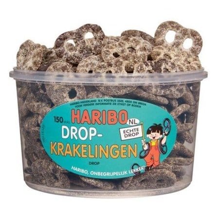 Drop Krakelingen 1050 gram Haribo