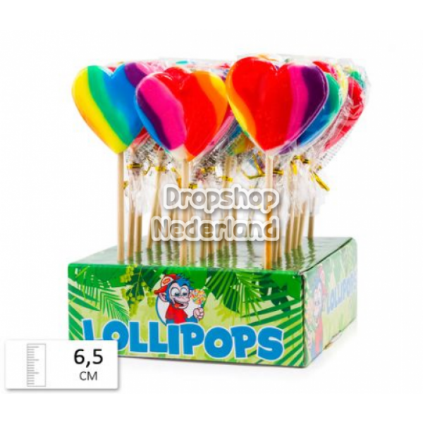 Felko Lolly Heart Rainbow 45 gram