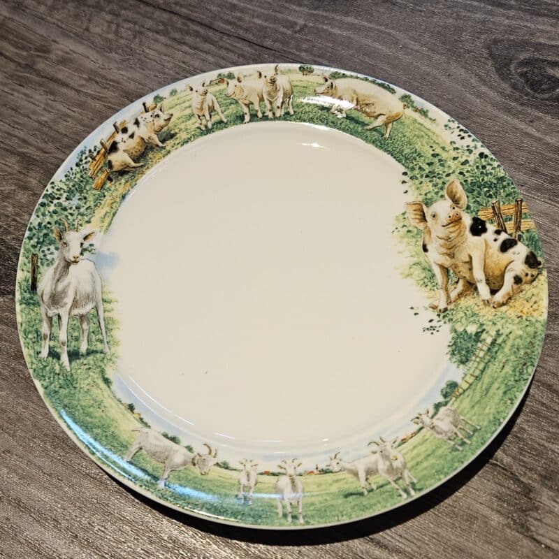 Bord 21 cm Geit/Varken