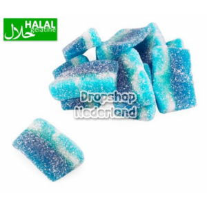 Jake Sour Blue Raspberry Wedges 1 kilo