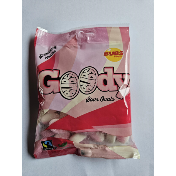 BUBS SOUR STRAWBERRY/ VANILLA 90 gram