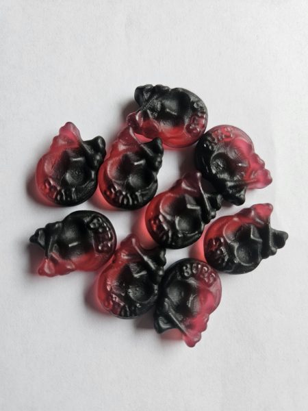 Bubs Rasberry Lakritz Micro Snoepjes 90 gram