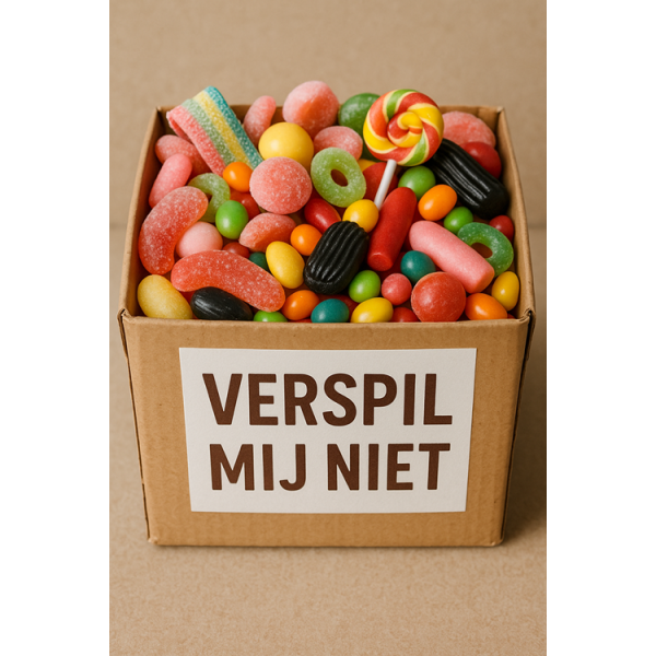 Verspil Mij Niet Box twv 15 euro