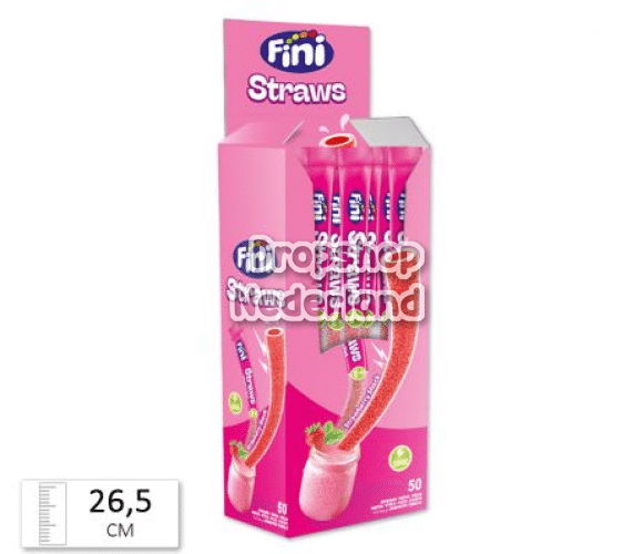 Fini Straws Strawberry 25 gram