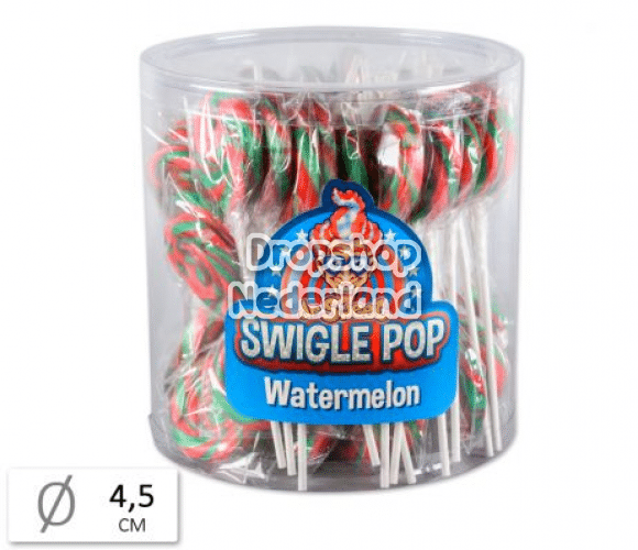 Dr. Sweet Swigle Pop Watermelon 12 gram 50 stuks