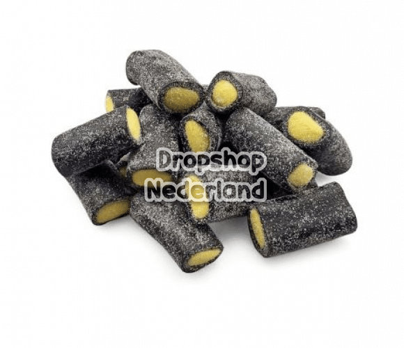 Finse Zoute Lemon Drop Staafjes 200 gram
