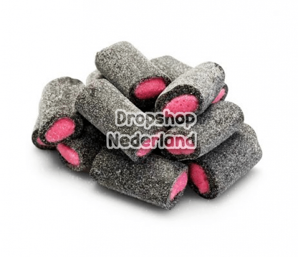 Finse Zoute Framboos Drop Staafjes Makulaku 200 gram