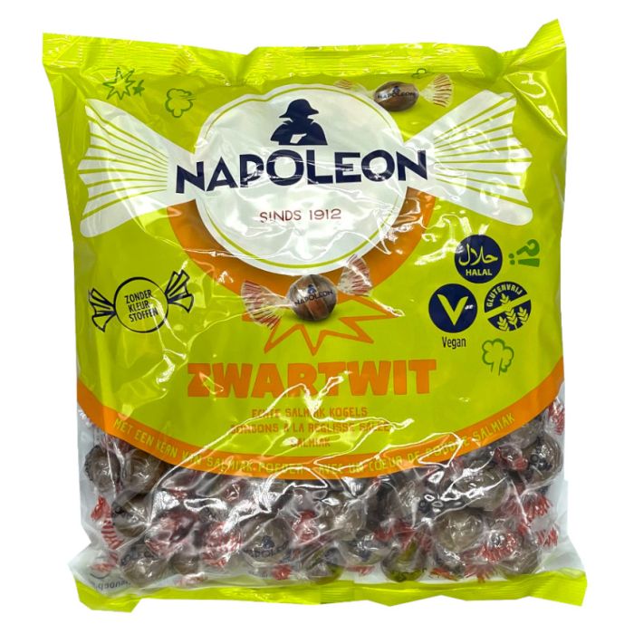 Napoleon Zwart Wit Salmiak 1 kilo